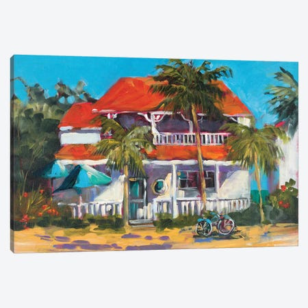 Oceanview Home Canvas Print #JSL86} by Jane Slivka Canvas Art