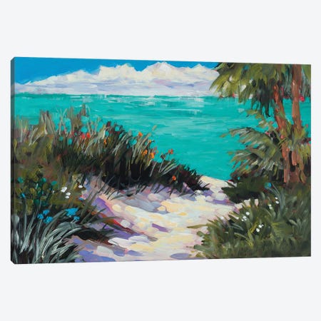 Tarpon Beach Canvas Print #JSL92} by Jane Slivka Canvas Artwork