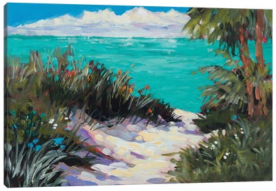 Tarpon Beach Canvas Art Print