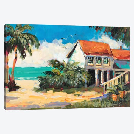 Tropical Getaway Canvas Print #JSL93} by Jane Slivka Canvas Art
