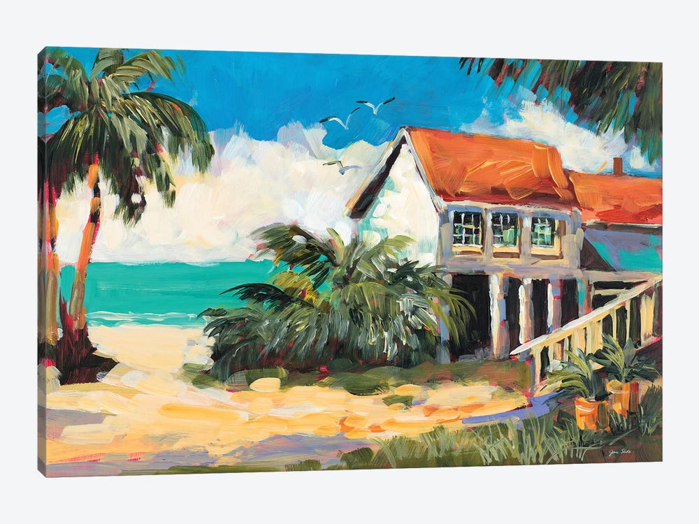 Tropical Getaway by Jane Slivka 1-piece Canvas Print