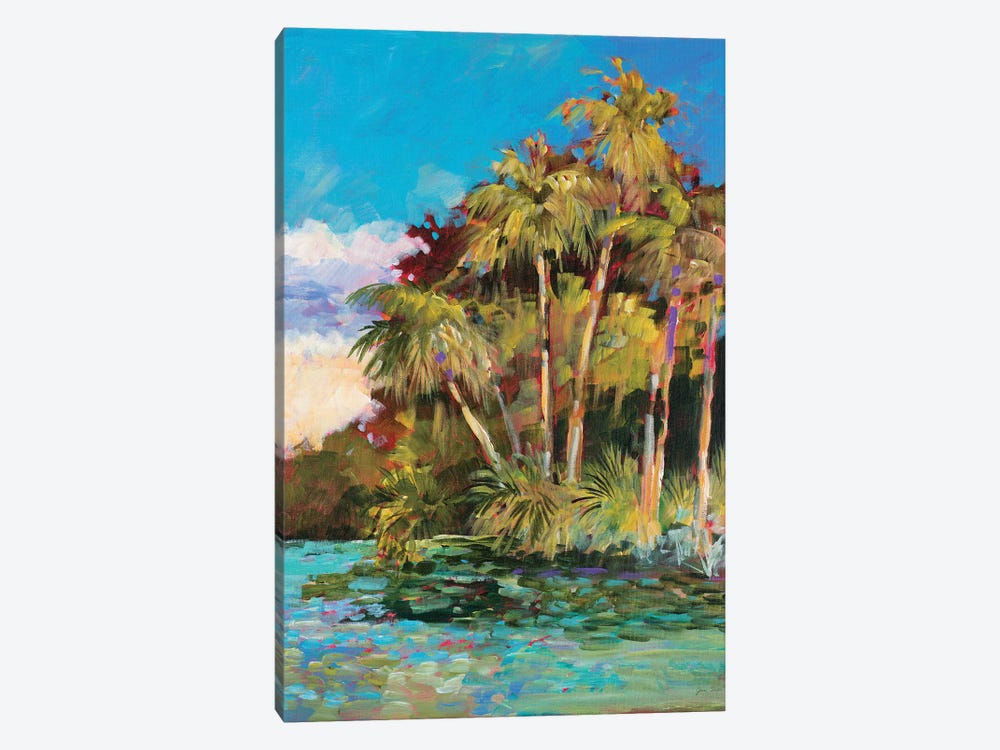 Tropical Side of Town by Jane Slivka 1-piece Canvas Art