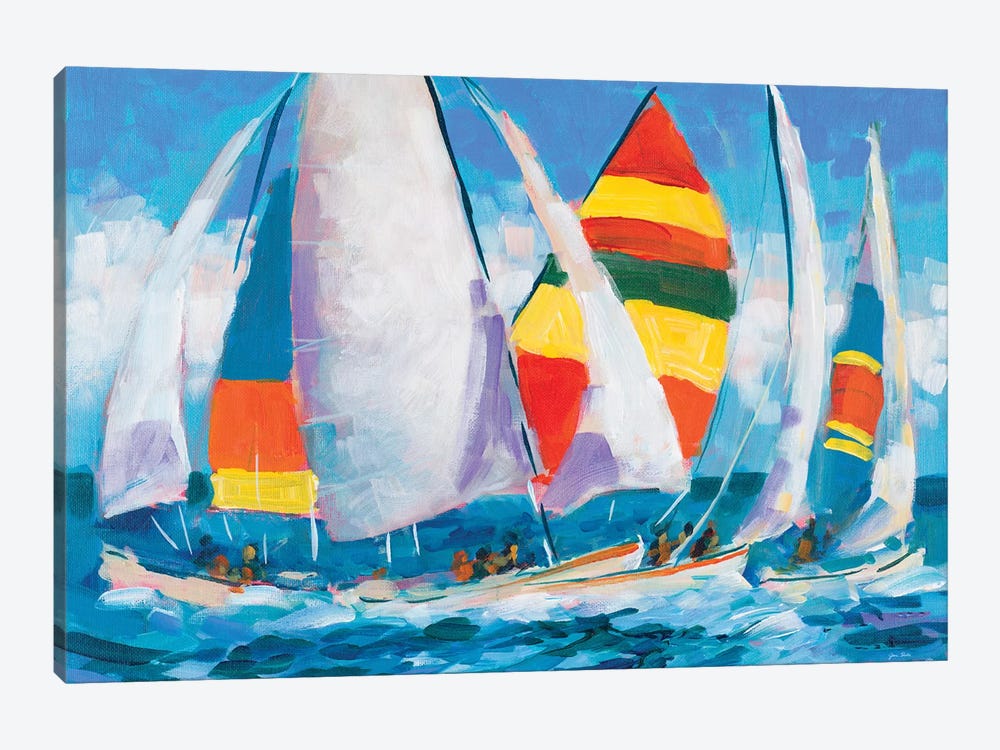 Wide Sails by Jane Slivka 1-piece Canvas Print