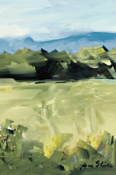 Abstract Scenery by Jane Slivka acrylic art print