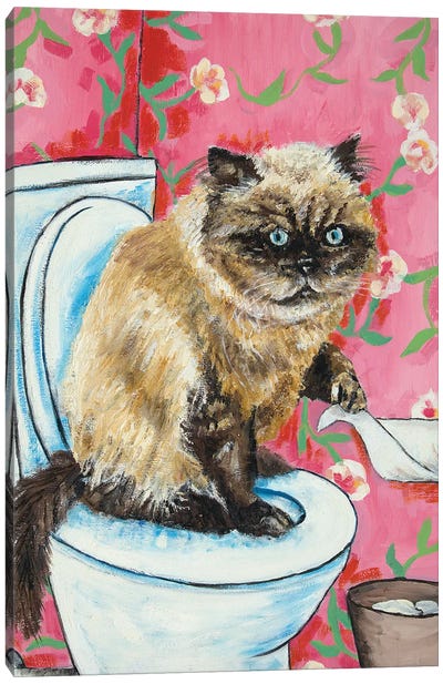 Burmese Cat #2 Canvas Art Print