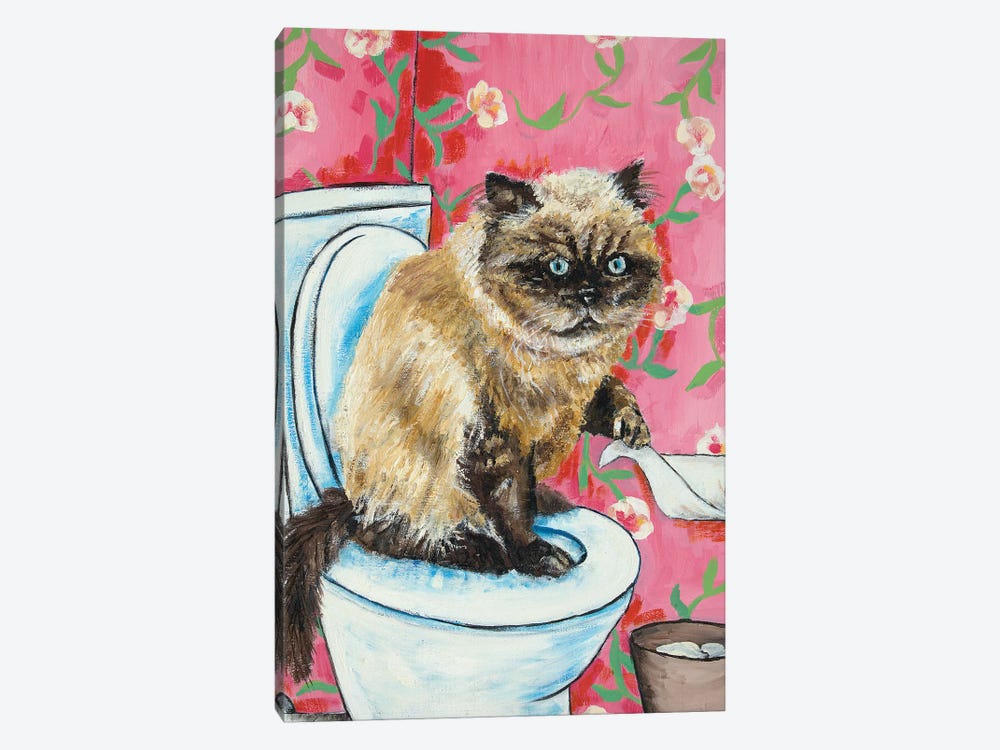 Burmese Cat #2 by Jay Schmetz 1-piece Canvas Wall Art