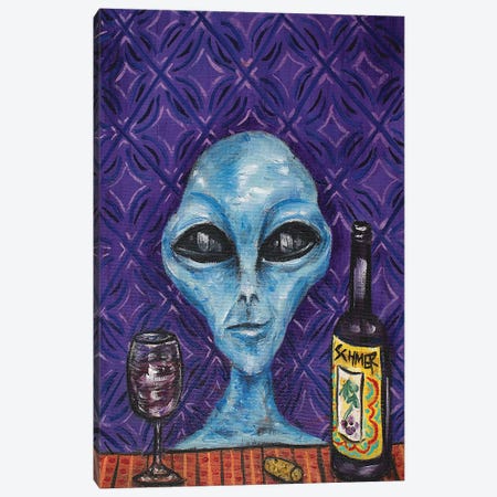 Alien Wine Canvas Print #JSM1} by Jay Schmetz Art Print