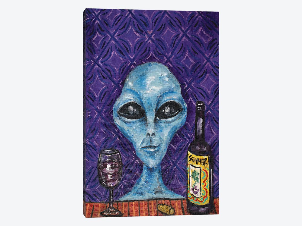 Alien Wine by Jay Schmetz 1-piece Canvas Print