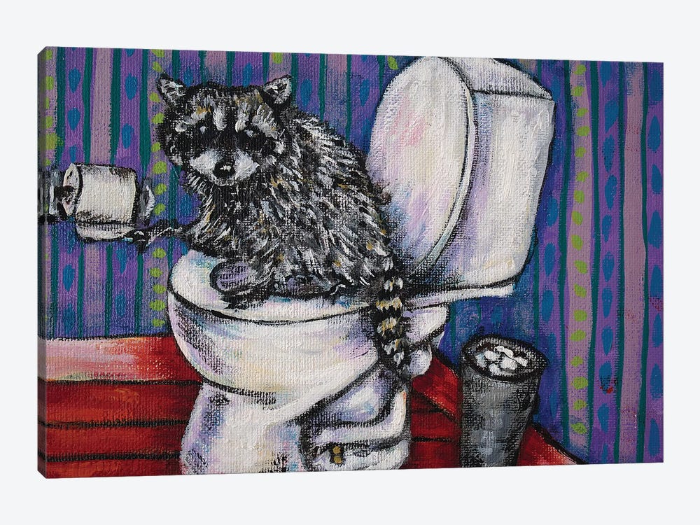 Raccoon #2 by Jay Schmetz 1-piece Canvas Art