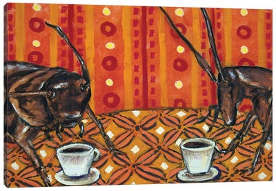 Roaches Coffee Canvas Art Print - Jay Schmetz