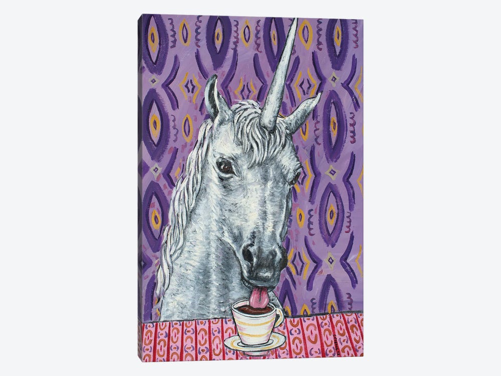 Unicorn Coffee by Jay Schmetz 1-piece Canvas Artwork