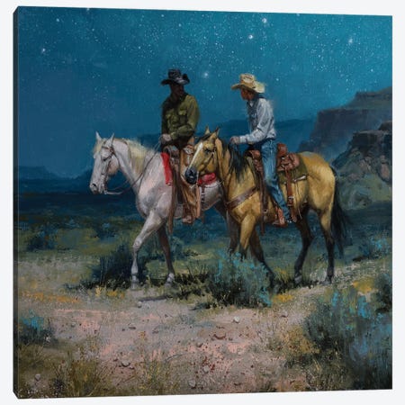 Night Riders Canvas Print #JSO26} by Jack Sorenson Canvas Art Print