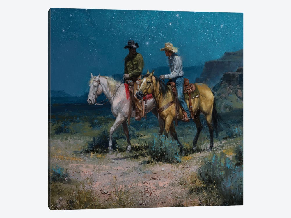 Night Riders by Jack Sorenson 1-piece Canvas Art Print