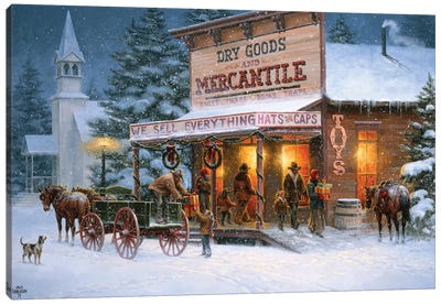 Christmas Wishes Canvas Art Print - Jack Sorenson