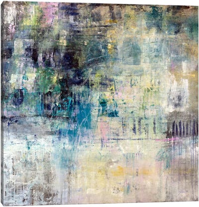 Ice Temple Canvas Art Print - Abstract Expressionism Art