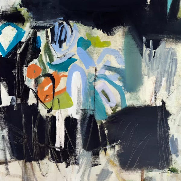 Large Modern Art - Canvas Prints: Jazz Cover by Julian Spencer