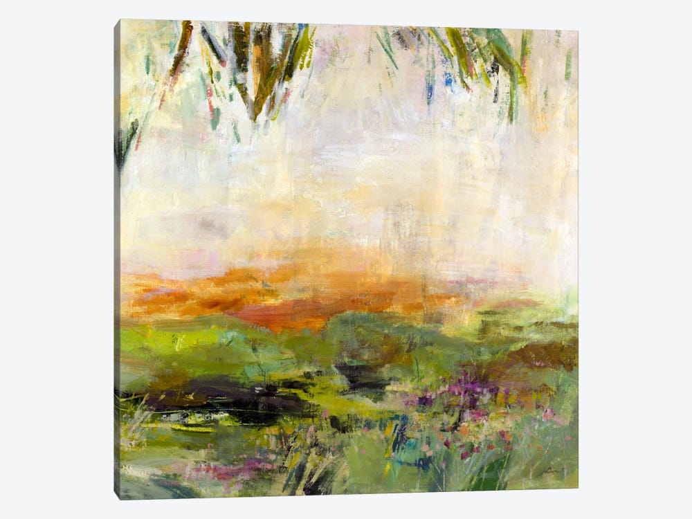 Meadow Sunset by Julian Spencer 1-piece Canvas Art