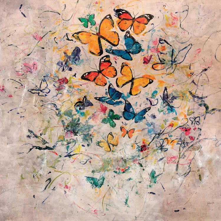 Butterfly Party by Julian Spencer wall art