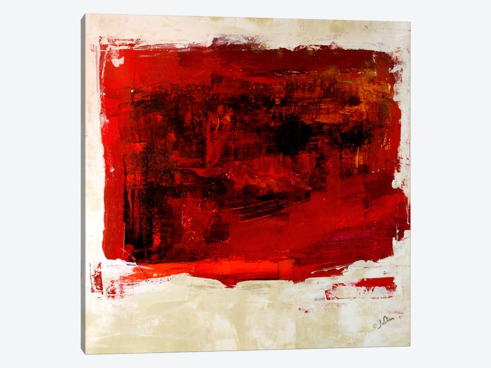 Red Study by Julian Spencer 1-piece Canvas Art Print