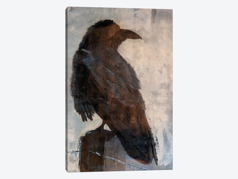 Raven by Julian Spencer 1-piece Canvas Art Print