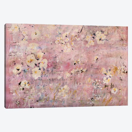 Cherry Blossom Rain Canvas Print #JSR155} by Julian Spencer Canvas Artwork