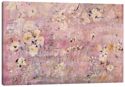Cherry Blossom Rain Canvas Art Print - Cherry Blossom Art