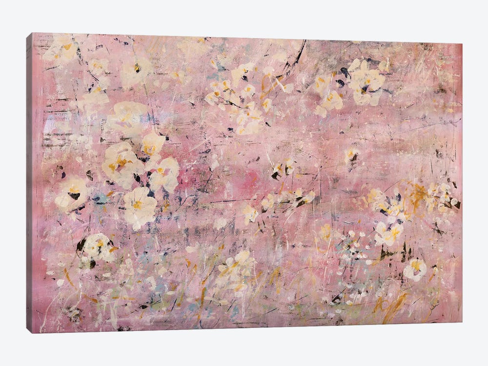 Cherry Blossom Rain by Julian Spencer 1-piece Canvas Print