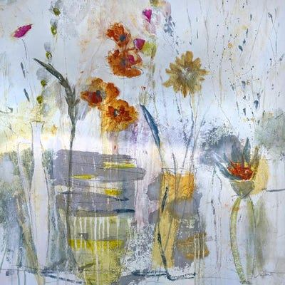 White Vase by Julian Spencer canvas print