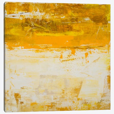 Yellow Field Canvas Print #JSR16} by Julian Spencer Art Print