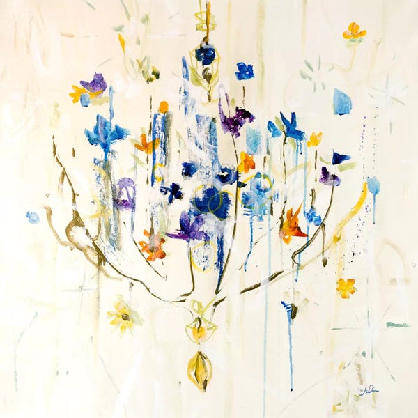Large Modern Art - Canvas Prints: Natural Chandelier I by Julian Spencer