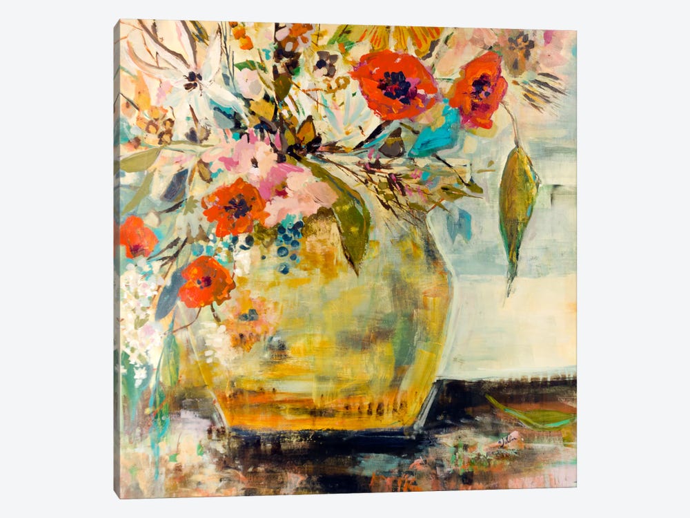 Poppies and More by Julian Spencer 1-piece Canvas Artwork
