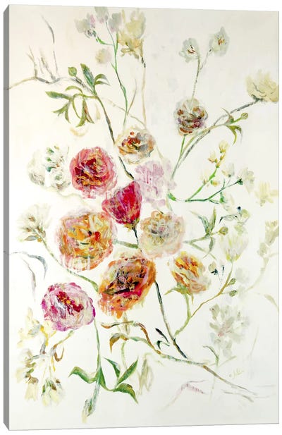 Pretty Swirl Canvas Art Print - Floral & Botanical Art