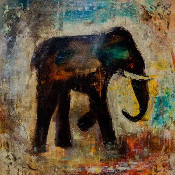 Elephants: Strong and Wise I by Julian Spencer