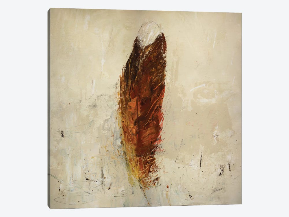 Feather Flame by Julian Spencer 1-piece Canvas Art Print