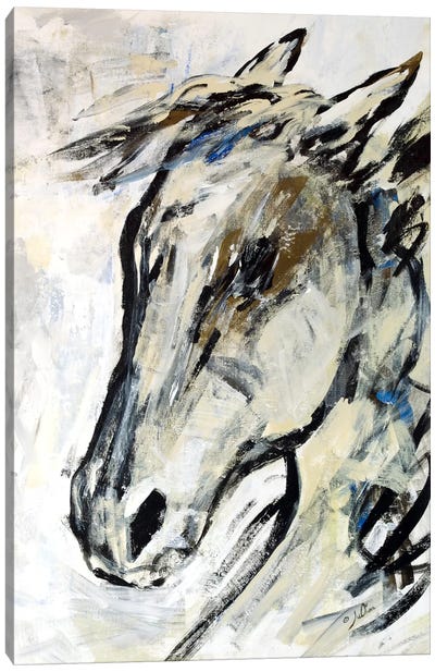 Picasso's Horse II Canvas Art Print - Rustic Décor