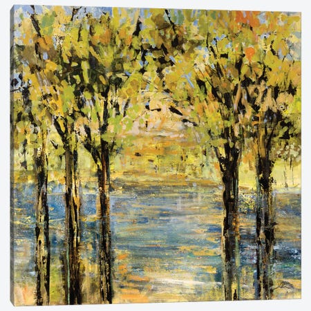 Lakeside Delight Canvas Print #JSR83} by Julian Spencer Art Print