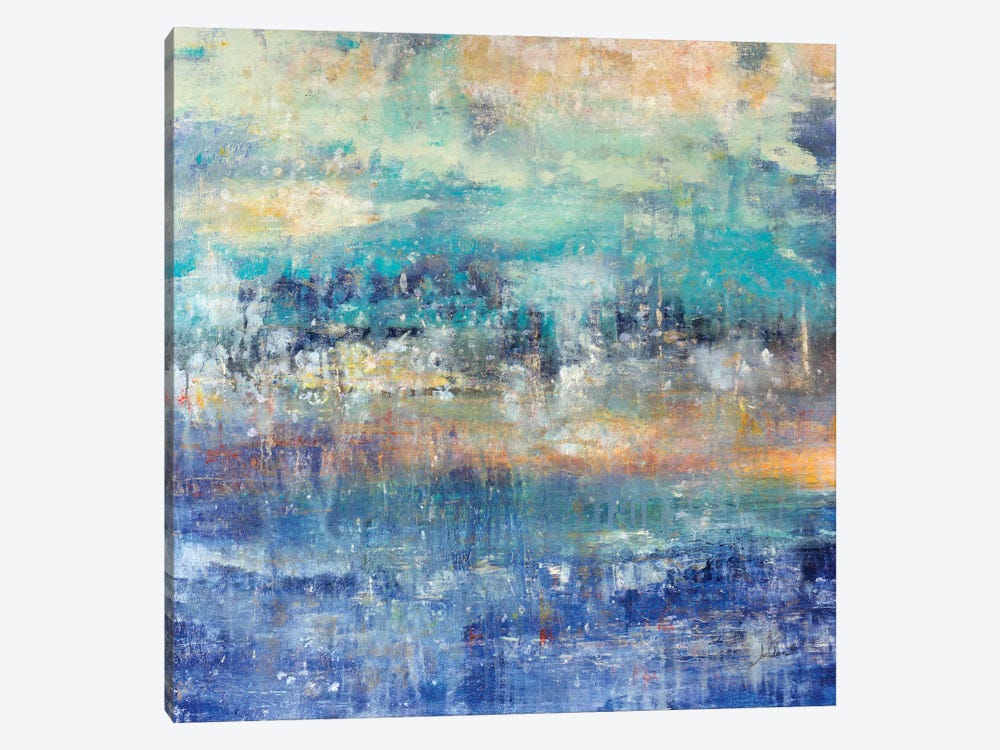 Lights On The Lake by Julian Spencer 1-piece Canvas Art Print