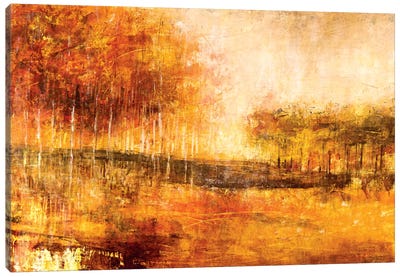 This Coming Fall Canvas Art Print - Home Staging Living Room