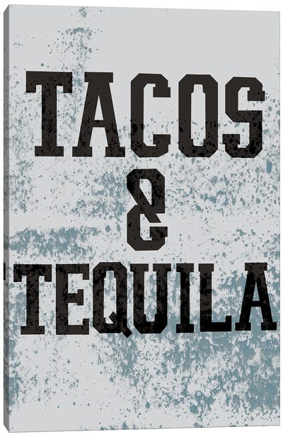 Taco-Bout It II Canvas Art Print - Food & Drink Typography