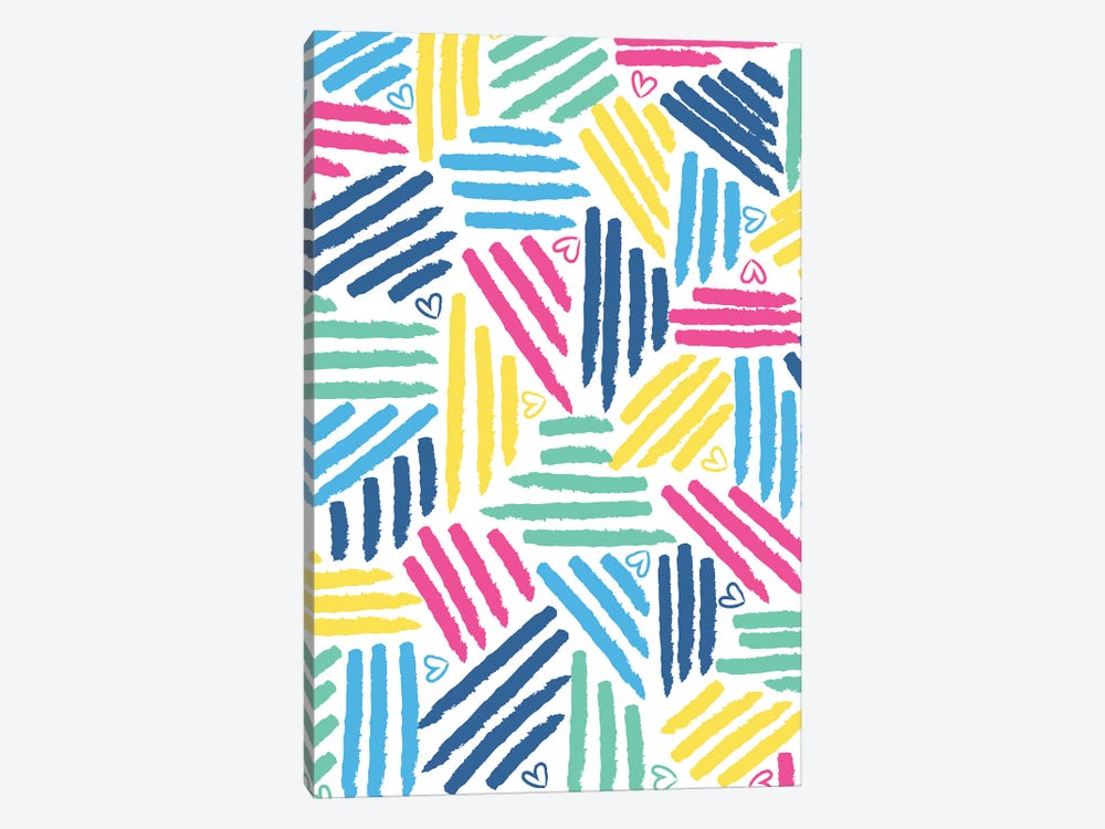Painterly Stripes I by Jessica Weible 1-piece Art Print
