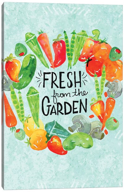 Garden Fresh II Canvas Art Print - Vegetable Art