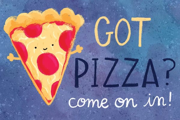 Pink Light Studio: Got Pizza by Jessica Weible