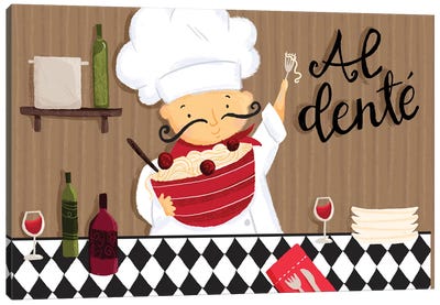 Bon Appetit III Canvas Art Print - Italian Cuisine