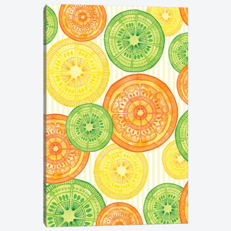 Sweet Citrus Canvas Print #JSS5} by Jessica Weible Art Print