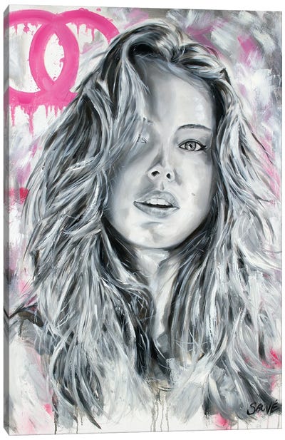 Fashion Girl Canvas Art Print - Jason Sauve