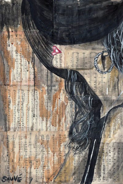 Sally by Jason Sauve framed canvas print