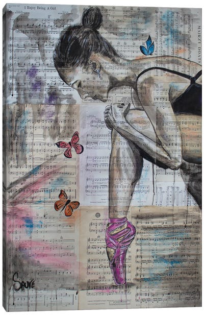 My Ballerina Canvas Art Print - Jason Sauve