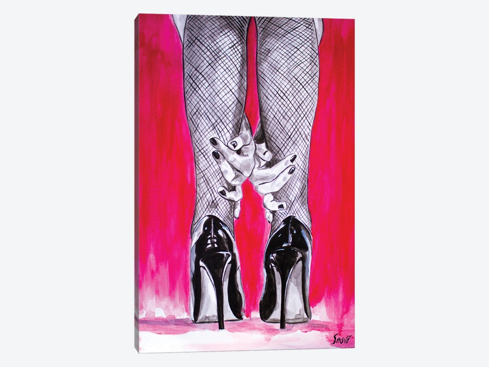 Hell On High Heels by Jason Sauve 1-piece Canvas Artwork