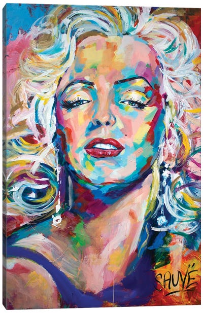Marilyn Monroe Canvas Art Print - Jason Sauve
