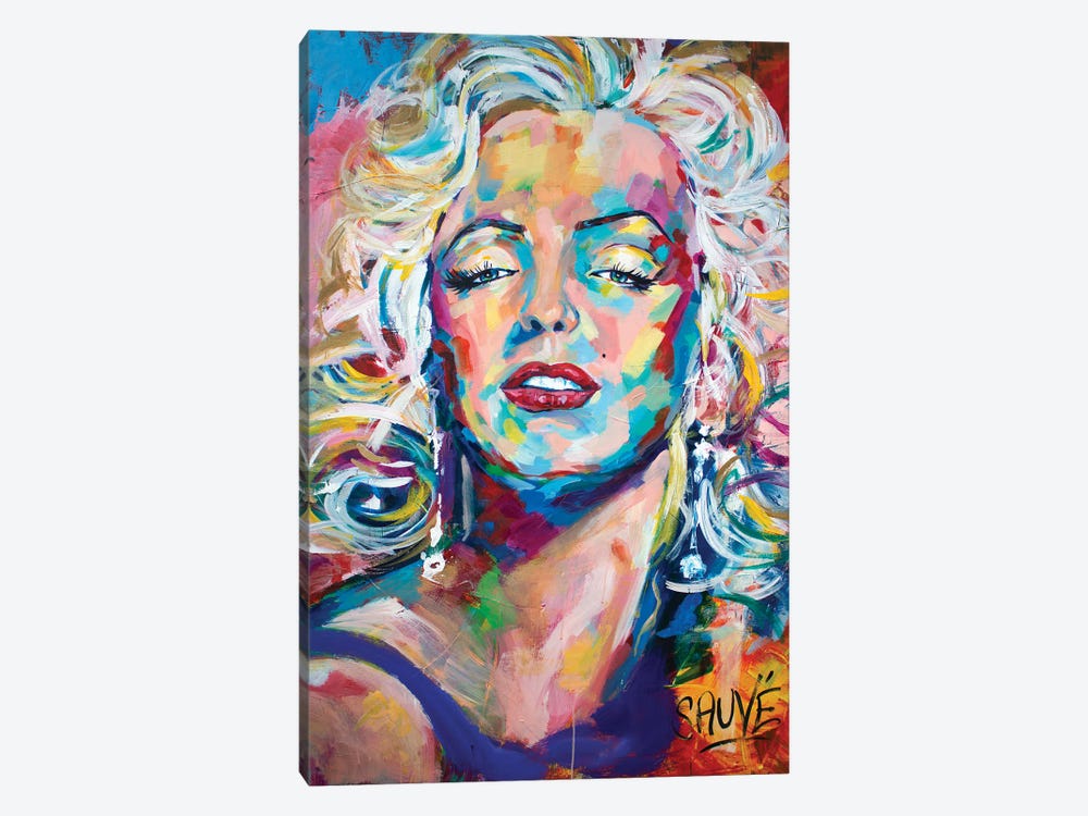 Marilyn Monroe by Jason Sauve 1-piece Canvas Print